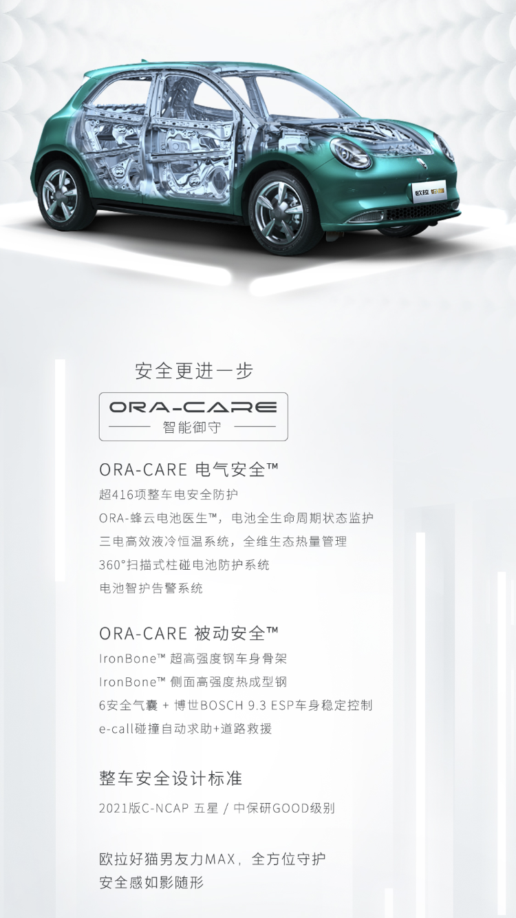 不止“5星”与“GOOD”，“双安全标准”构建欧拉好猫越级安全